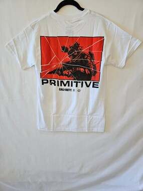 Primitive Skateboarding Call Of Duty Graphic Shirt White Small